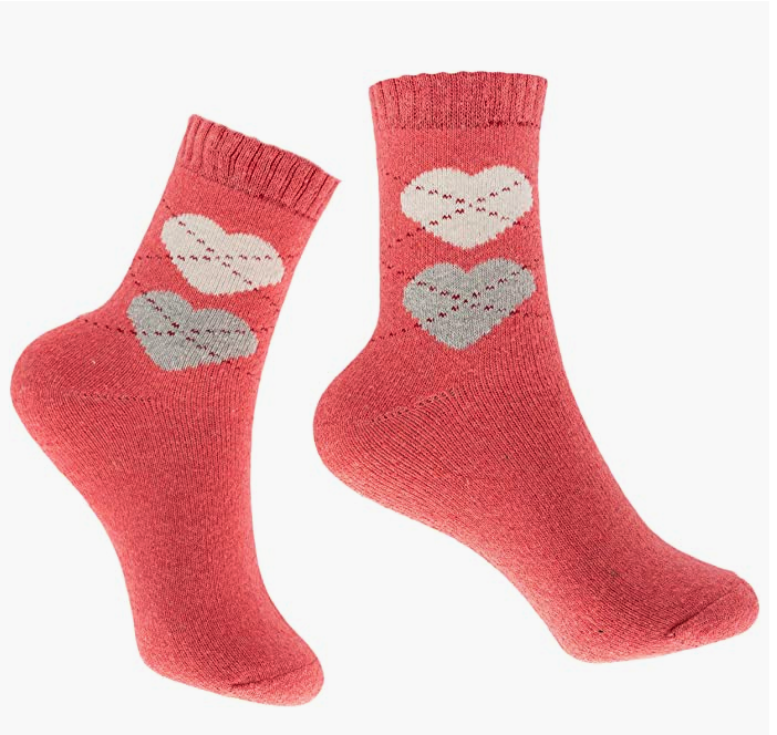 Generise Pack of 5 Pairs Ladies Thick Wooly Socks