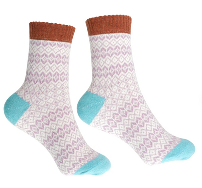 Generise Pack of 5 Pairs Ladies Thick Wooly Socks