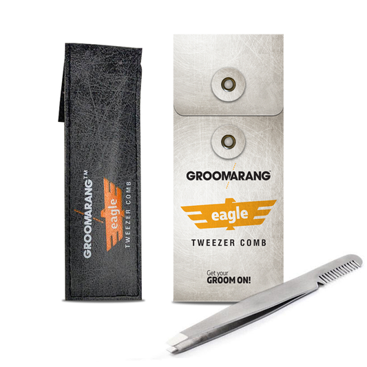 Groomarang Eagle Tweezer German Stainless Steel Comb