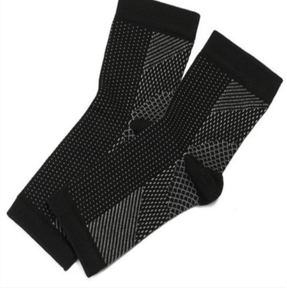 Open Toe Plantar Fasciitis Socks - Compression Socks- S/M & L/XL