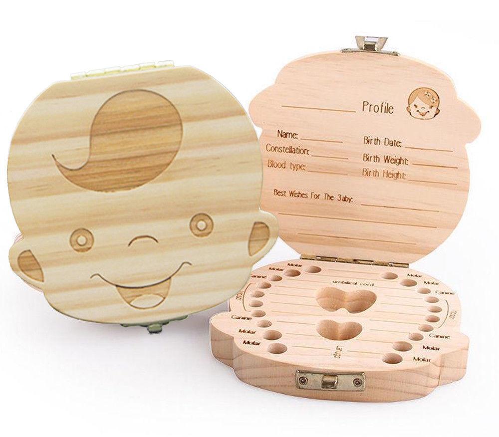 Baby Boys & Girls Keepsake Tooth and Lanugo Box