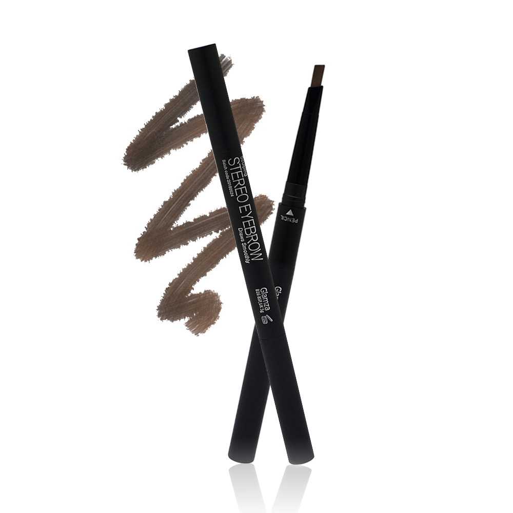 3 In 1 Smooth Stereo Eyebrow Pen - Brush, Powder & Pen