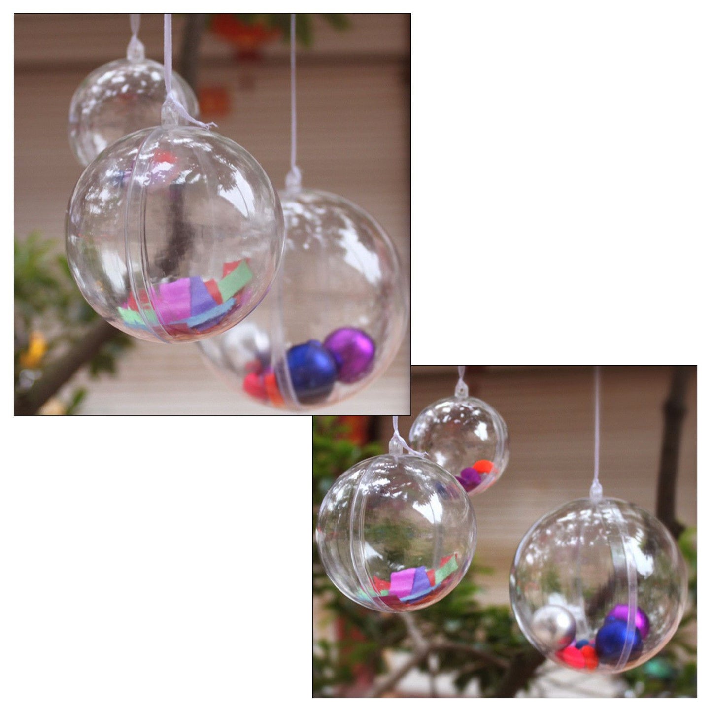 DIY Christmas Baubles - 6cm or 8cm