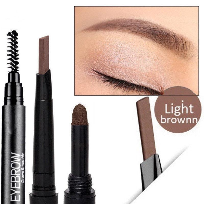 3 In 1 Smooth Stereo Eyebrow Pen - Brush, Powder & Pen