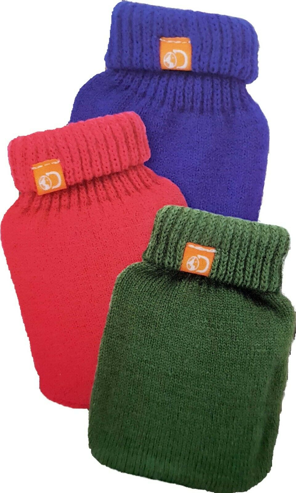 Generise Reusable Hand Warmer with Knitted Cover - TWIN PACK - Random Colour (Blue, Red or Green)