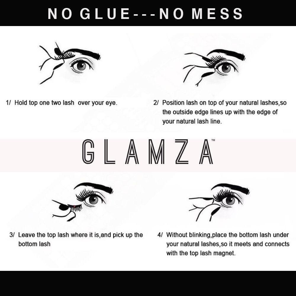 Glamza Magnetic Eyelashes - 8 Designs!!