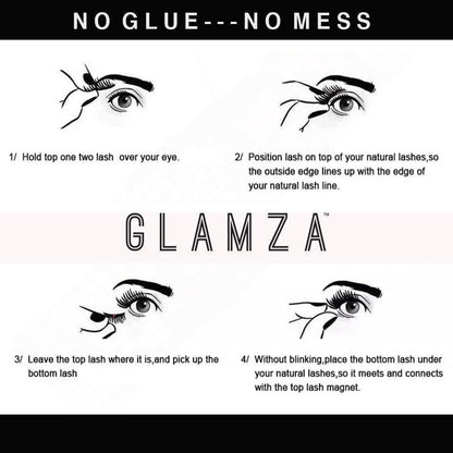 Glamza Magnetic Eyelashes - 8 Designs!!