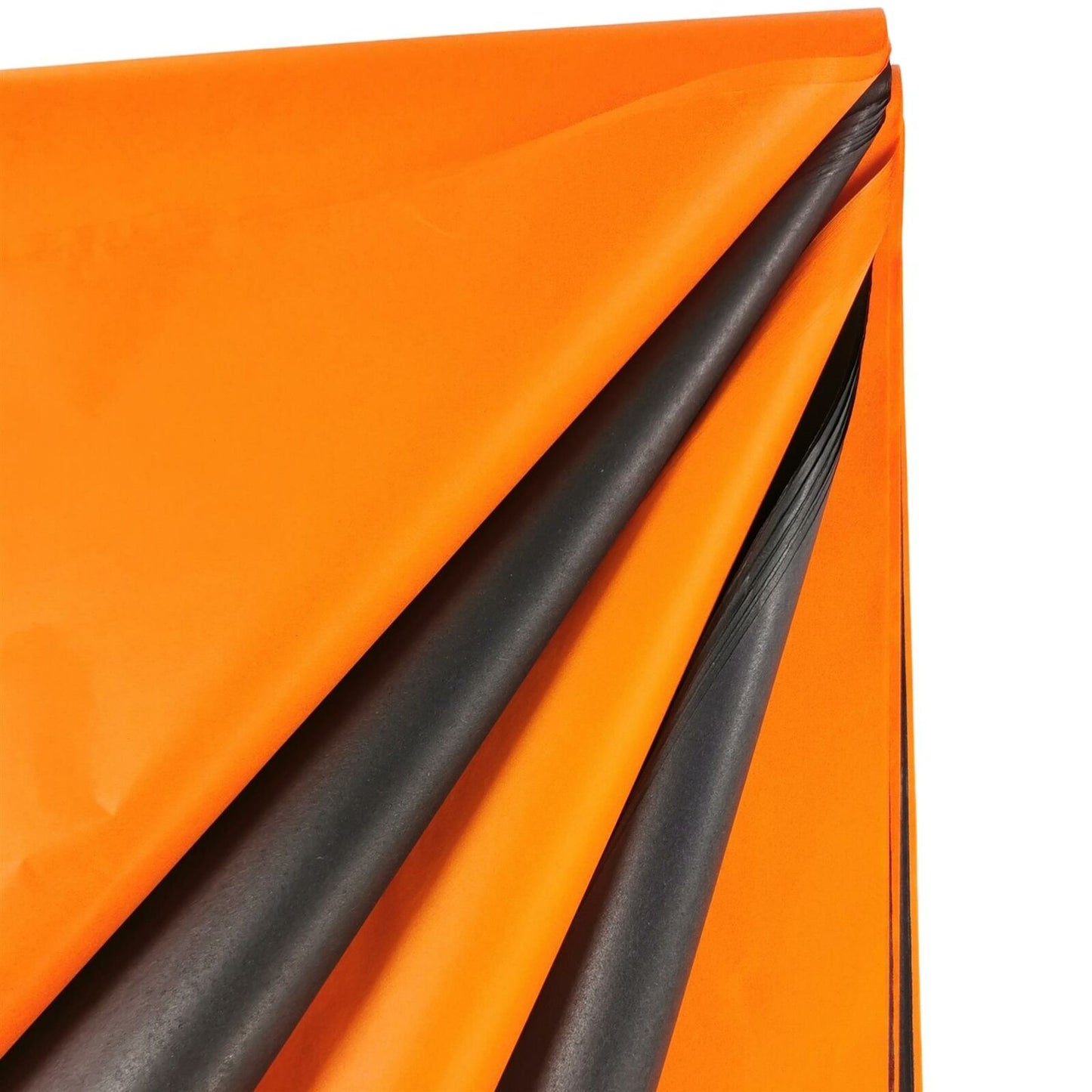 Halloween Crepe Paper Black Orange