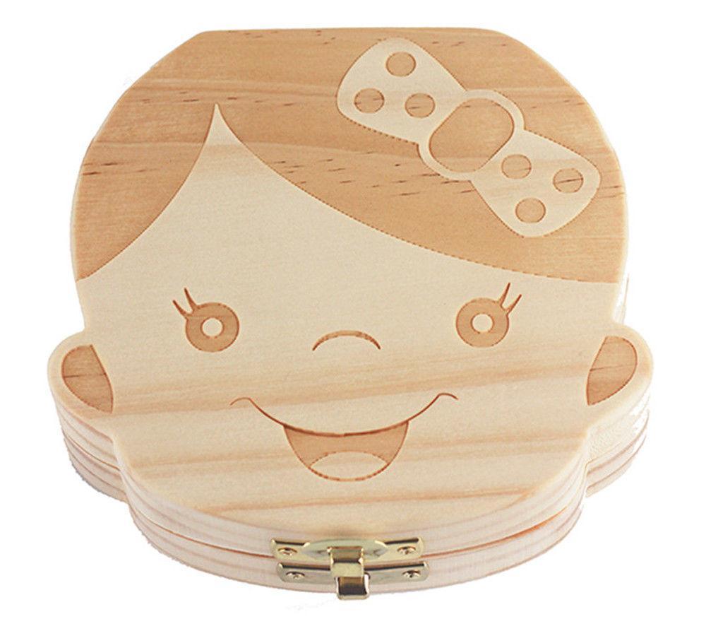 Baby Boys & Girls Keepsake Tooth and Lanugo Box