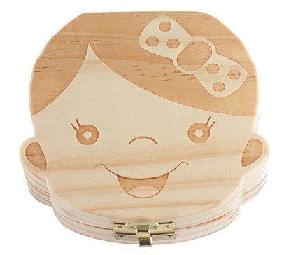 Baby Boys & Girls Keepsake Tooth and Lanugo Box