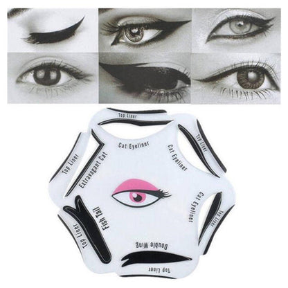 Glamza Cat Eyeliner 6 in 1 Stencil