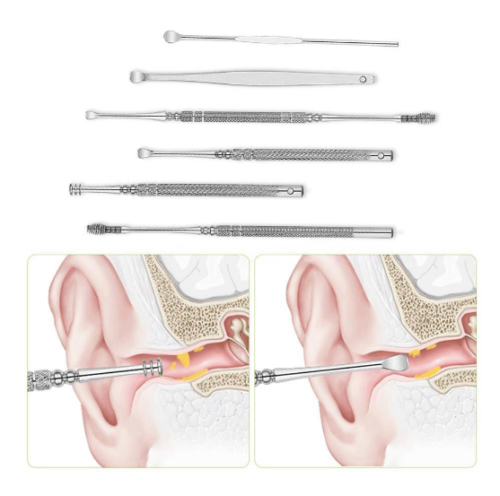 Glamza - 6pc Ear Wax Removal Kit