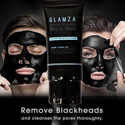 GLAMZA Deep Cleansing Black Mask - Blackhead Removing Peel off Mask 50g